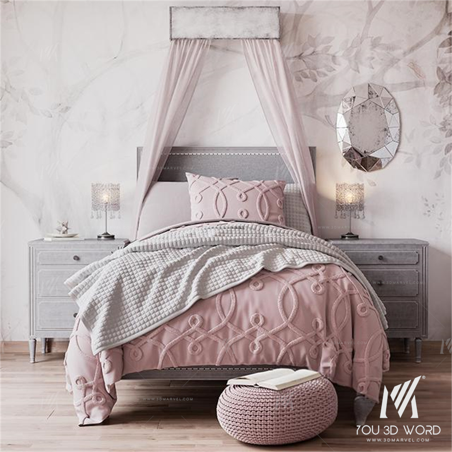 Bed MARCELLE UPHOLSTERED BED from Restoration Hardware Baby & Child